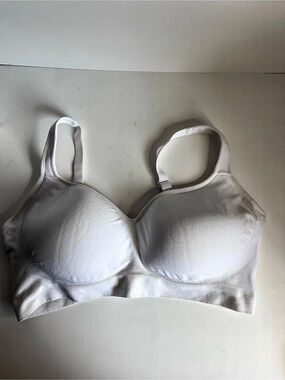 Shapermint Essentials White Bra Size 2XL/27G Wireless Like New